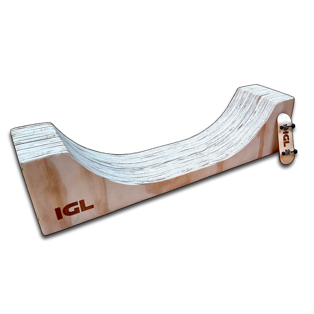 Finger Skate con Rampa de madera