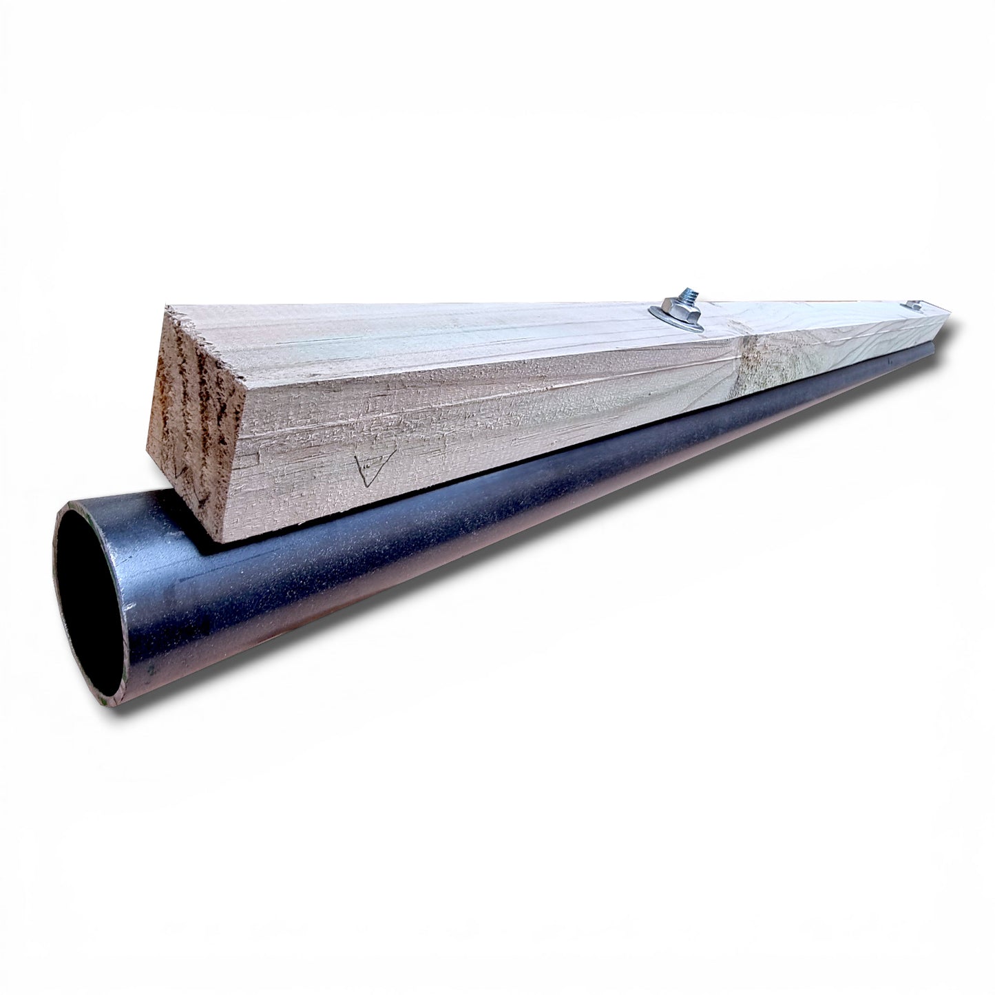 Coping tubular de quarter pipe con pernos