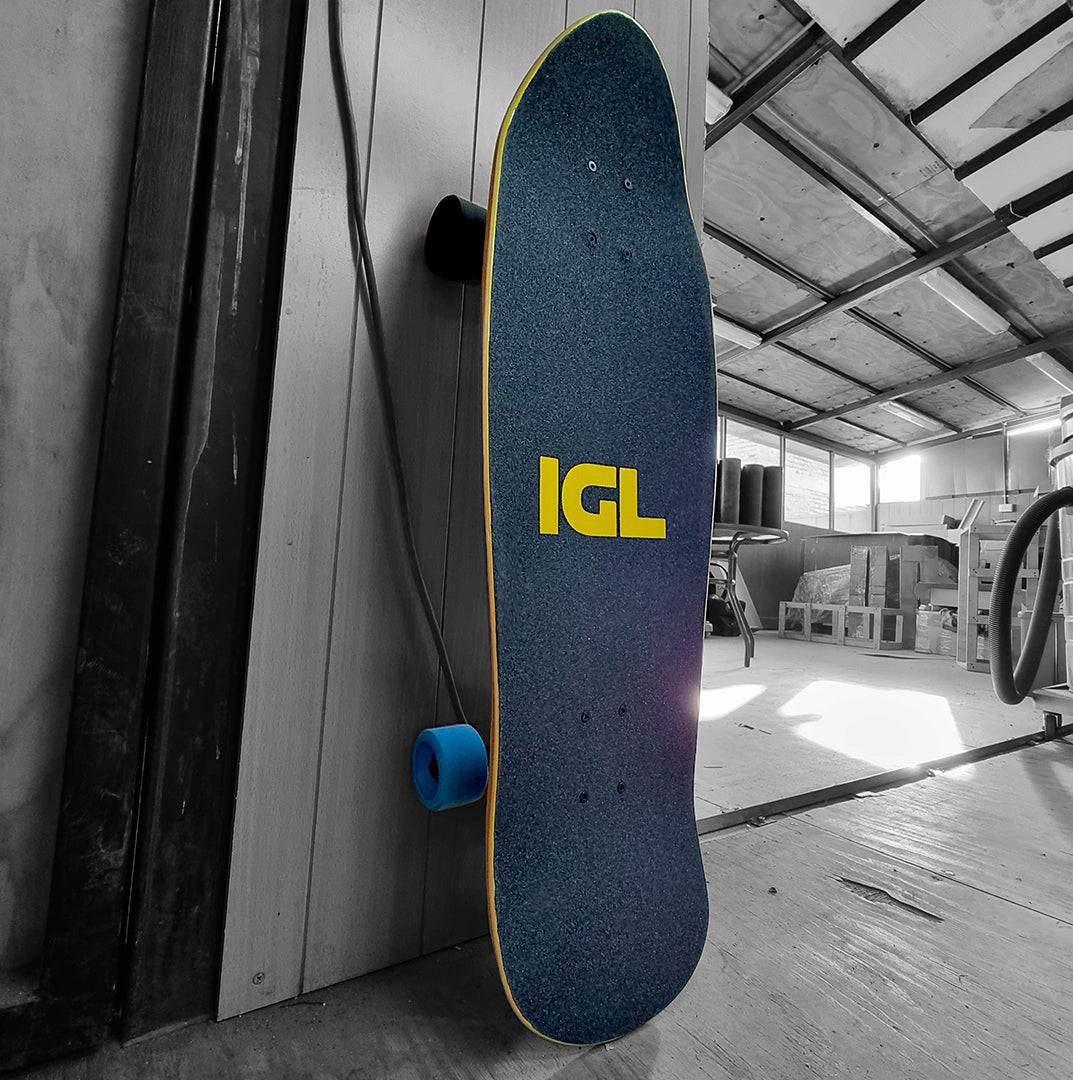 Tabla de surfskate igl en taller