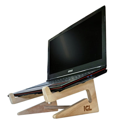 Soporte para notebook de madera marca igl