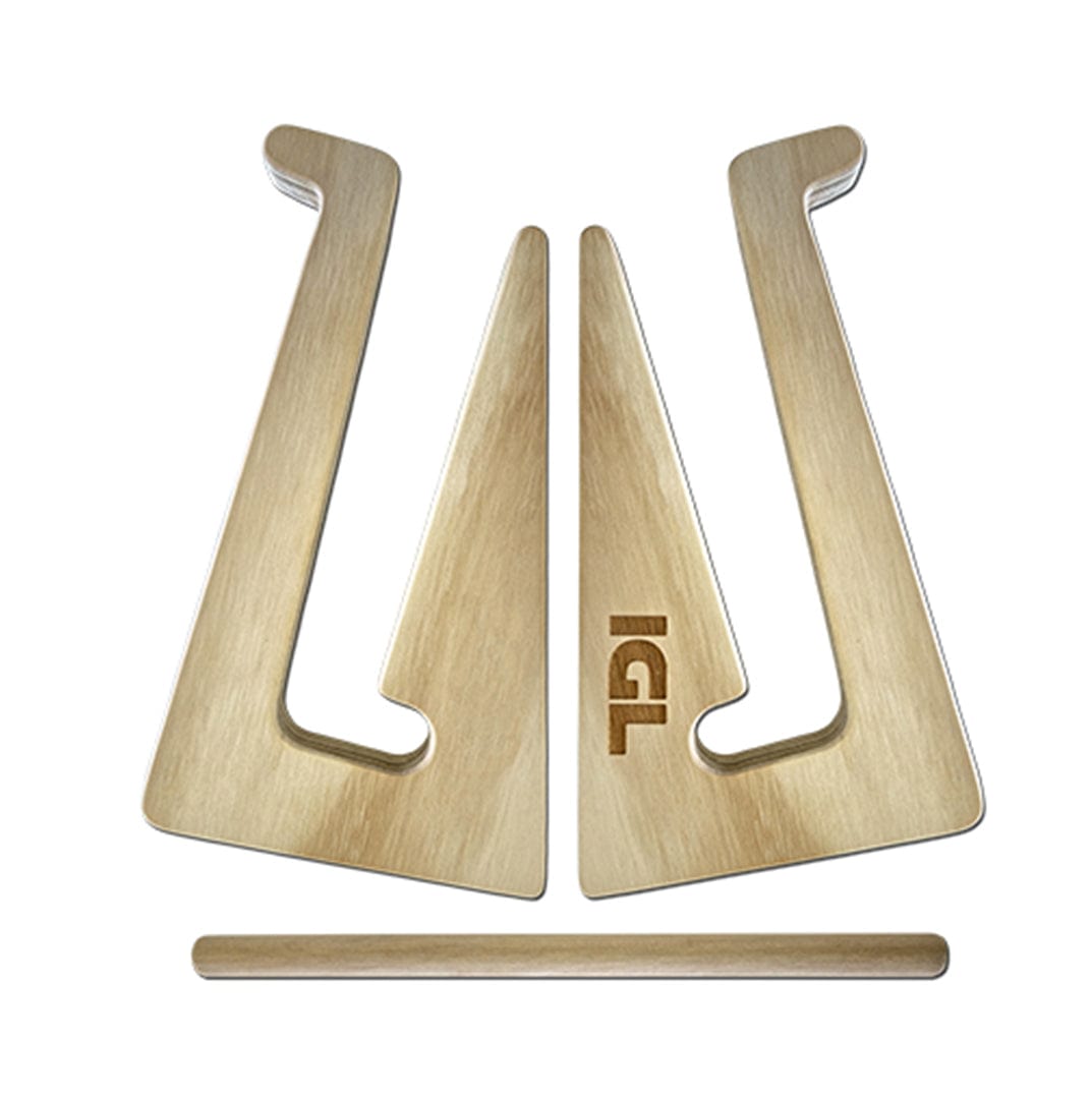 Soporte para notebook de madera armable