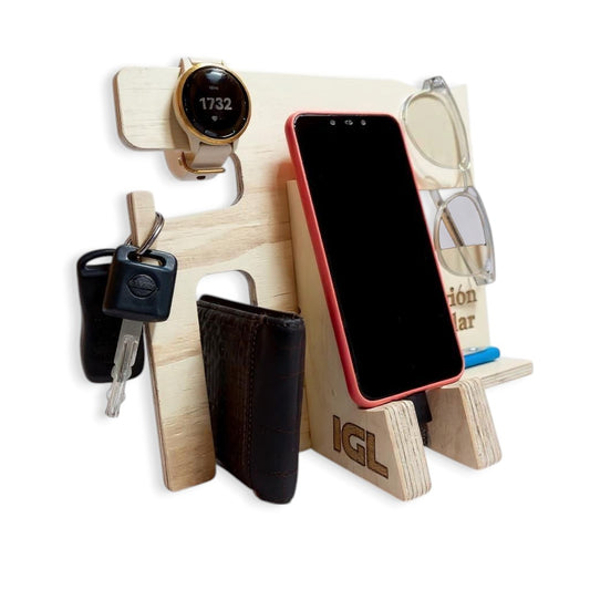 Estacion para dejar el celular y cargarlo