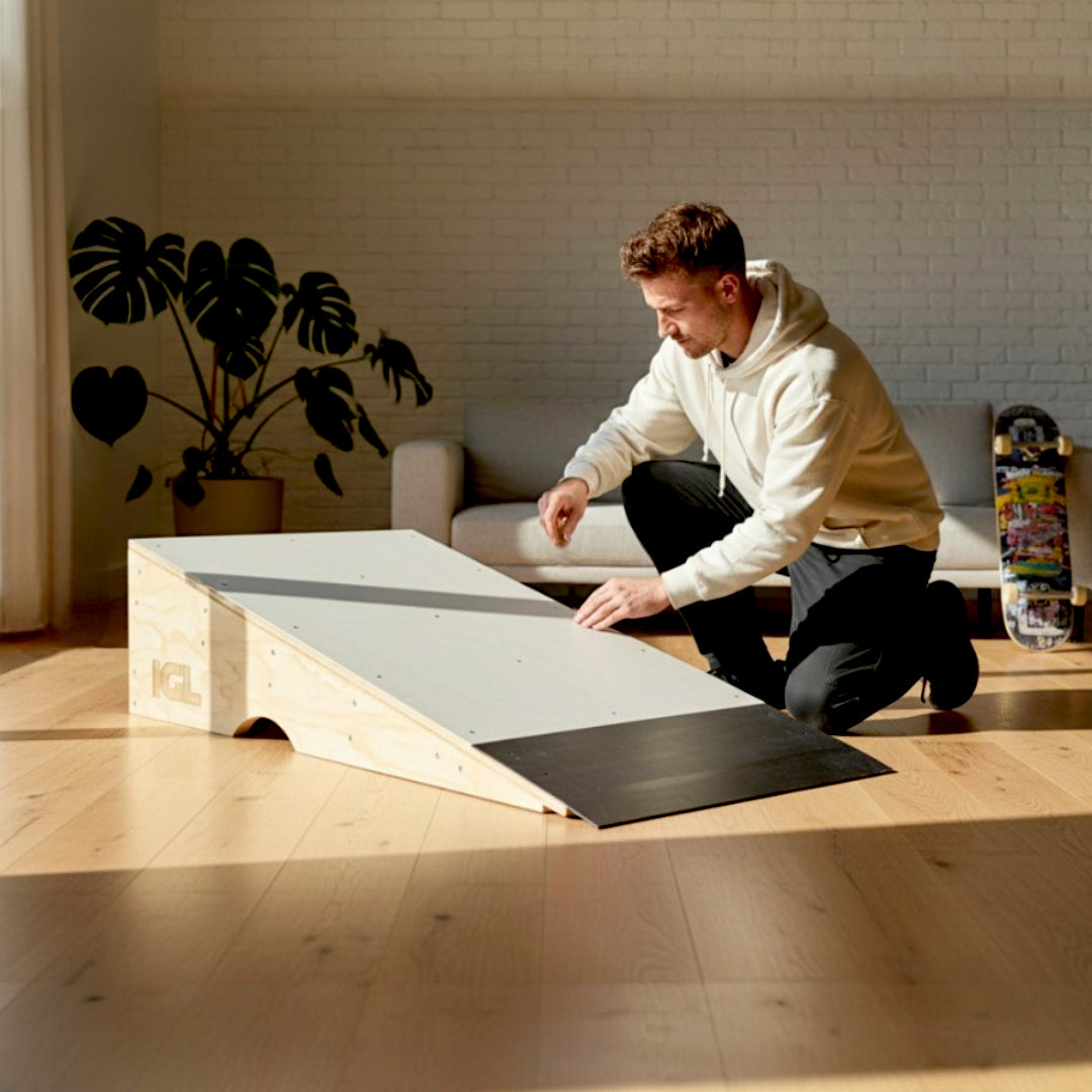 Fabricacion de kicker y salto de madera para skateboard