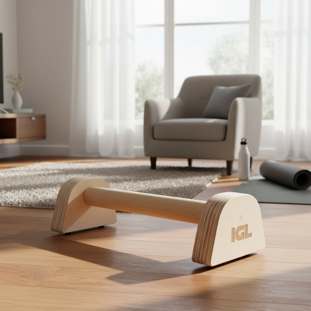 Paralela de madera en el suelo de la casa