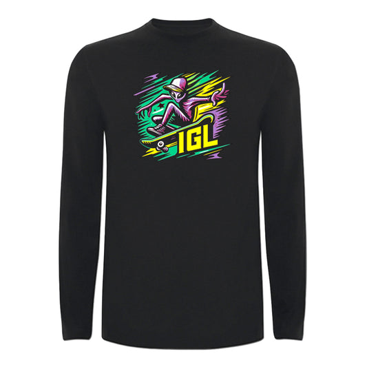 Polera manga larga igl grafica