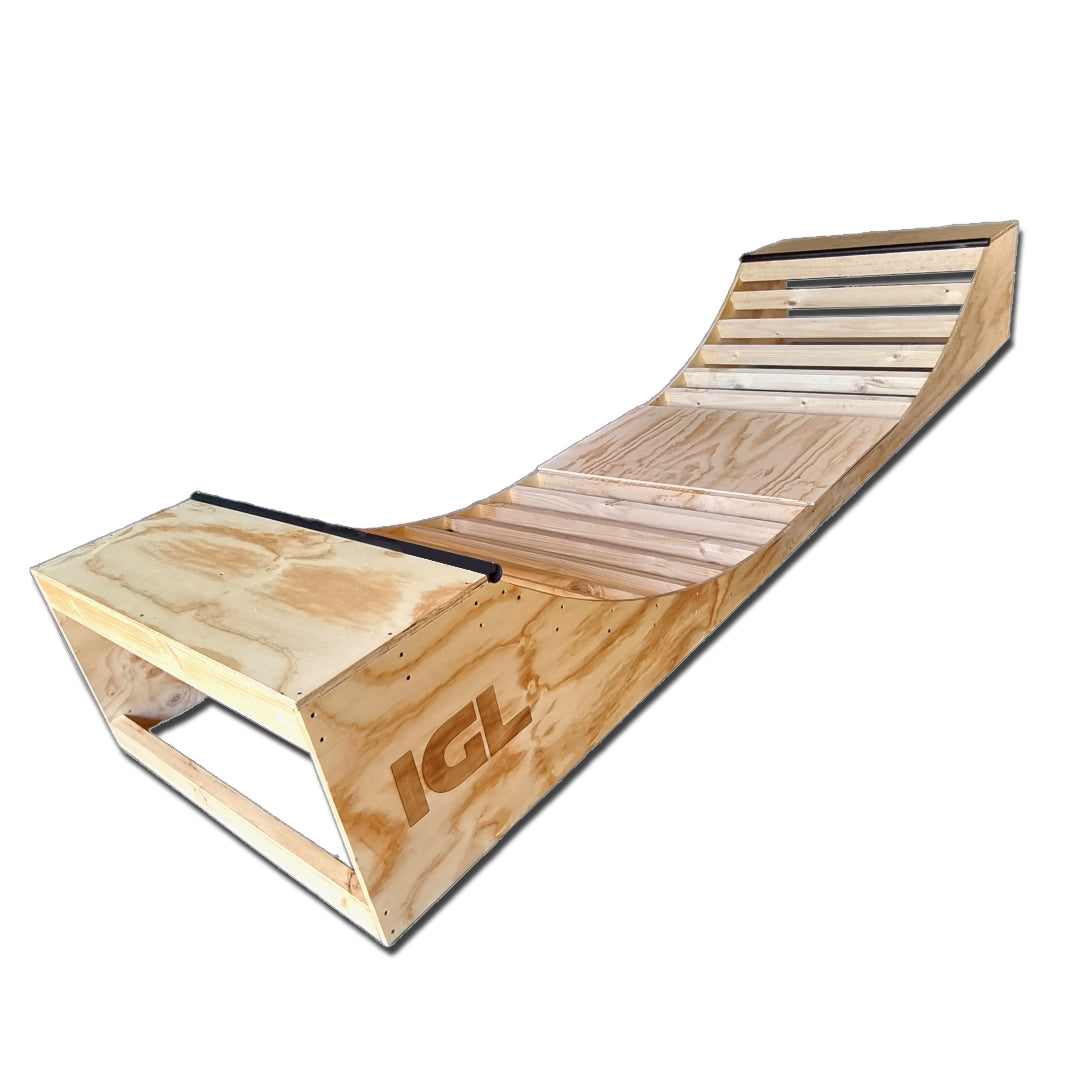Mini ramp para skateboard construccion de madera