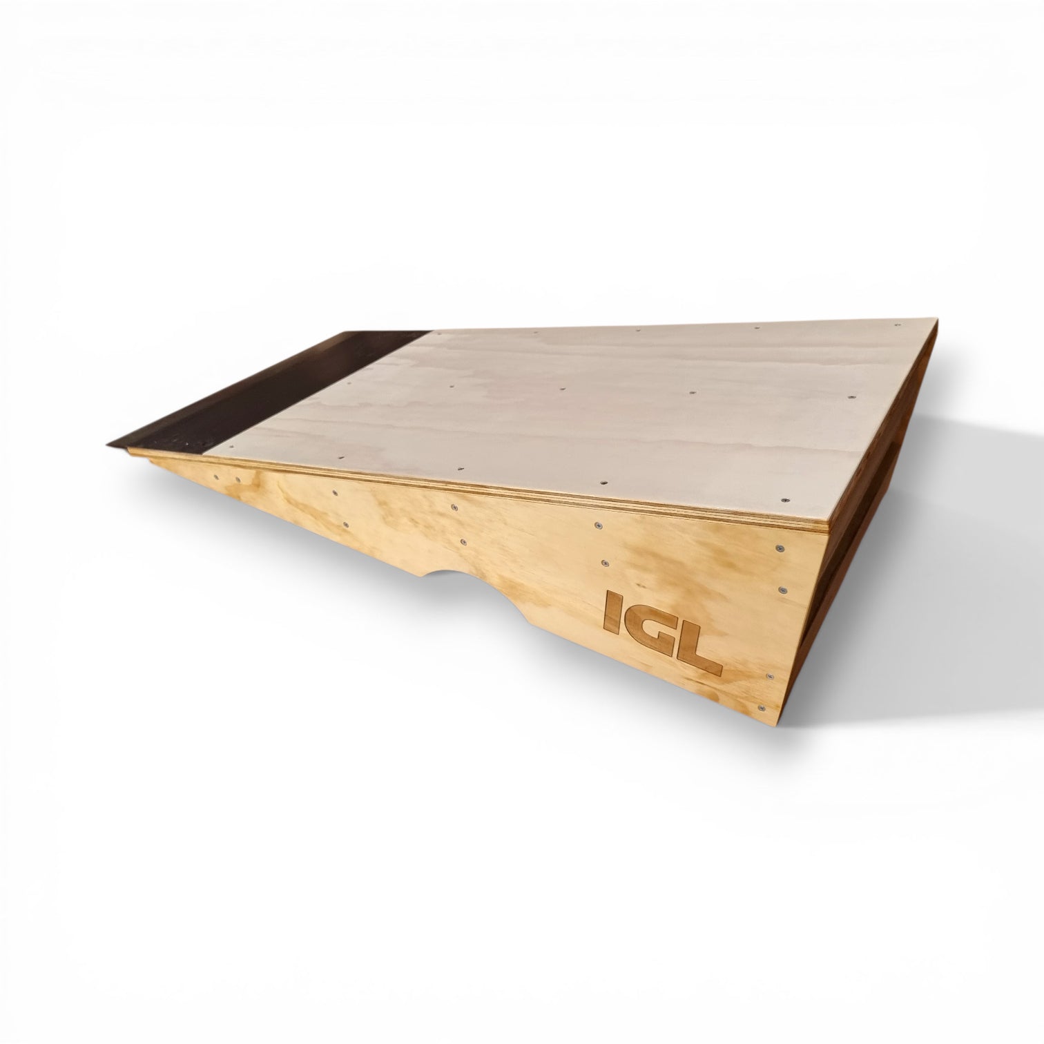 Modulo salto de skate con superficie gris