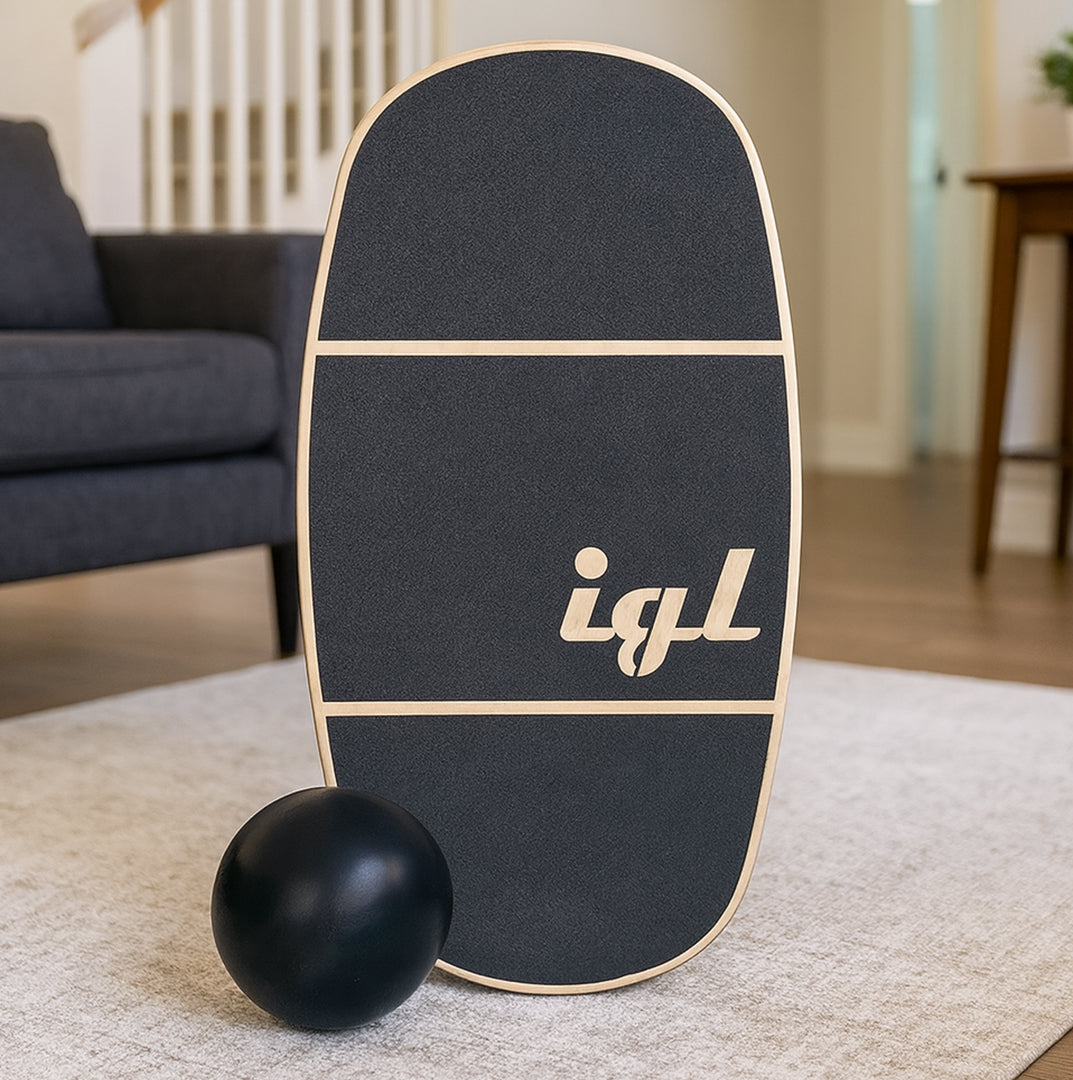Tabla de equilibrio con esfera para entrenar en el hogar