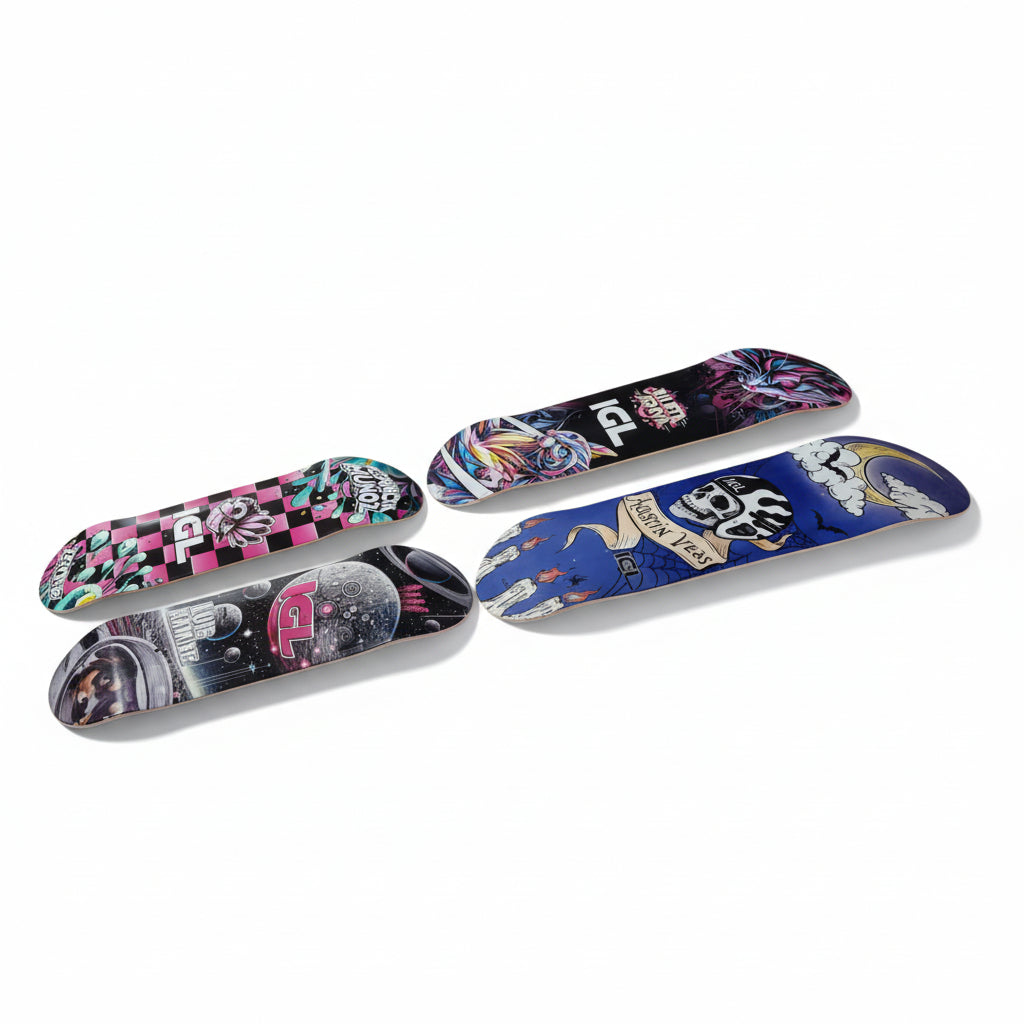 Tablas de skate 4 modelos con graficas diferentes